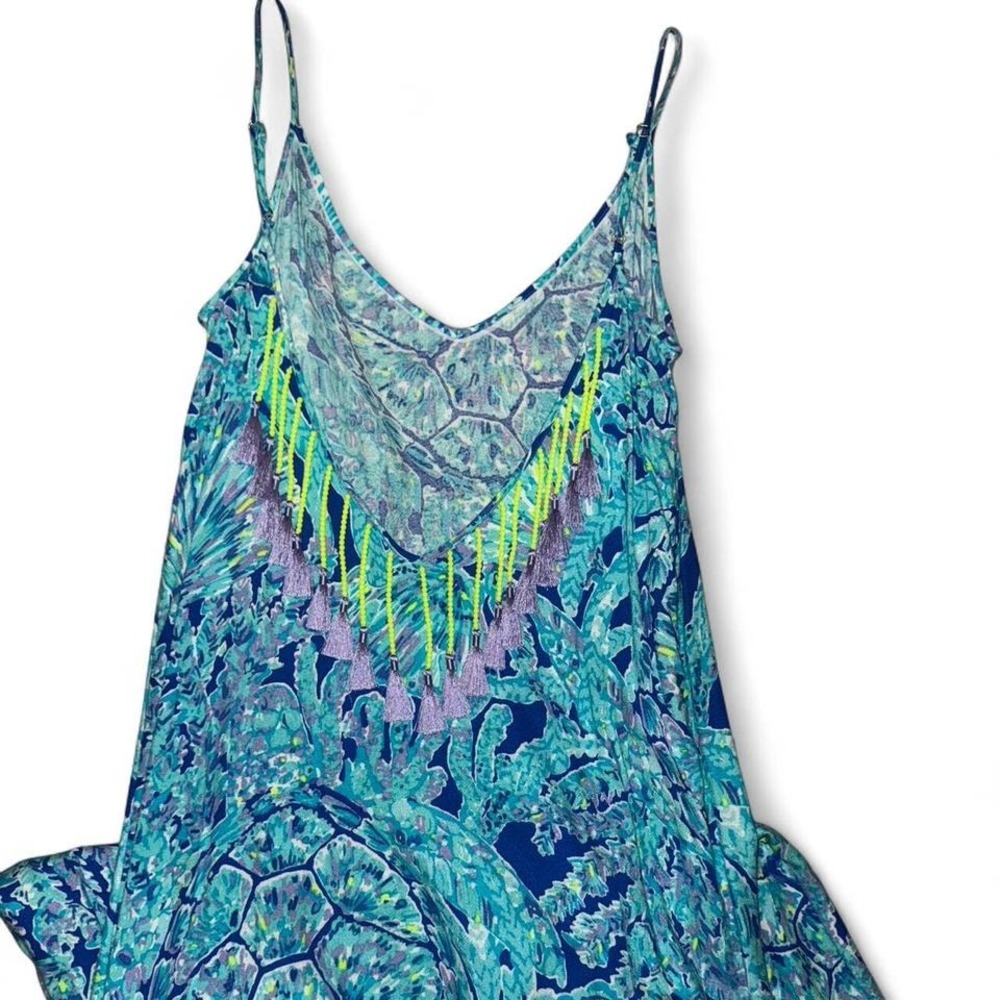 Lilly Pulitzer Allair Maxi Beach Dress Tortuga Time
